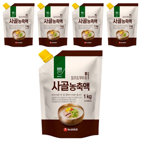 본테이스트 사골 농축액, 1kg, 5개