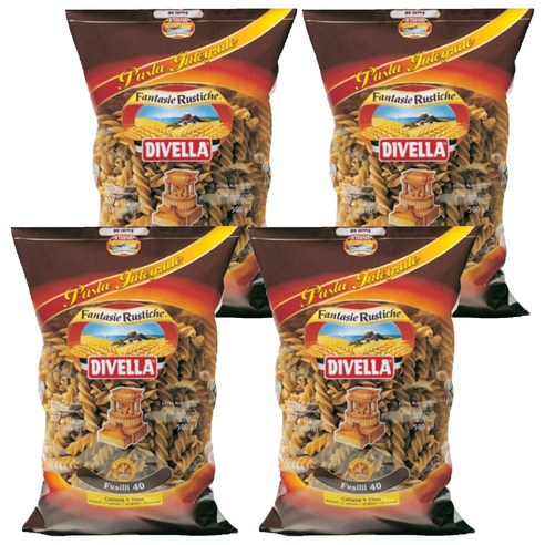 디벨라 통밀푸질리 파스타, 500g, 4개