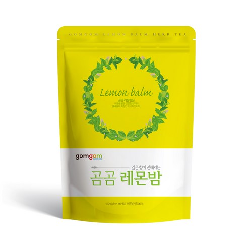 곰곰 레몬밤 삼각티백, 1.5g, 100개입