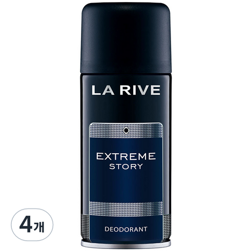 라리브 익스트림 스토리 데오드란트, 150ml, 4개