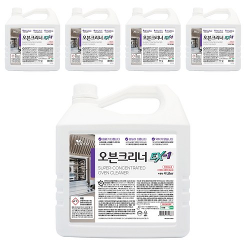 코코즈 오븐크리너 EX-1, 4L, 5개