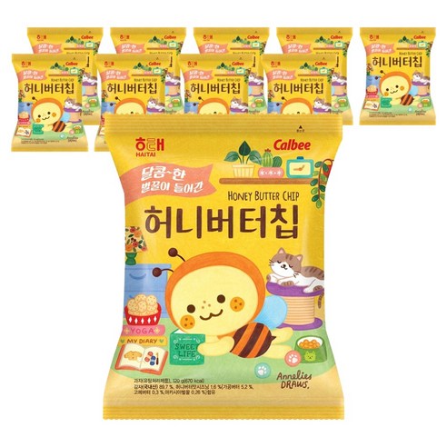 해태 허니버터칩, 120g, 10개