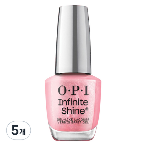 오피아이 인피니트 샤인 젤 라이크 매니큐어, ISL R44 PRINCESSES RULE, 15ml, 5개