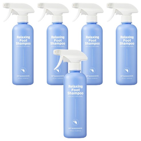 닥터방기원 릴렉싱 풋 샴푸 500ml, 1개입, 5개