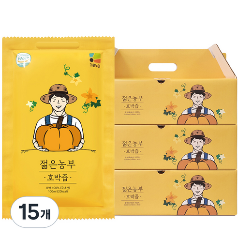 젊은농부 호박즙, 3L, 15개