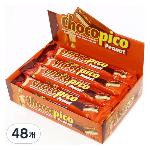 초코피코 피넛 초코바, 48개, 55g