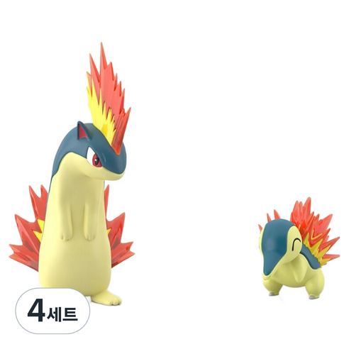 반다이 포켓몬 스케일 월드 성도지방 브케인 & 마그케인 피규어 세트, 4세트