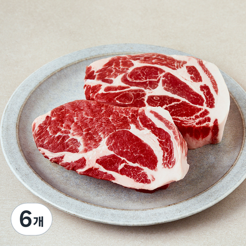 고급진 캐나다산 목살 보쌈용 (냉장), 6개, 1kg
