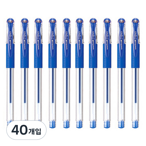 미쓰비시 유니볼 시그노 UM-151 0.28mm, 블루, 40개입