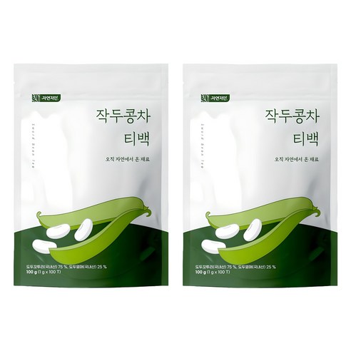 자연지인 작두콩 차 삼각티백, 1g, 100개입, 2개