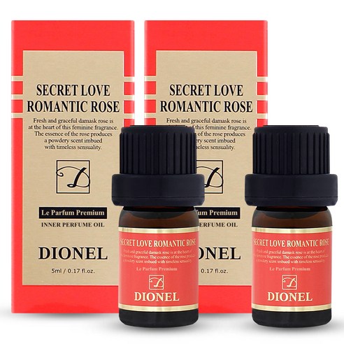 디오넬 시크릿 러브 로맨틱 로즈, 5ml, 2개
