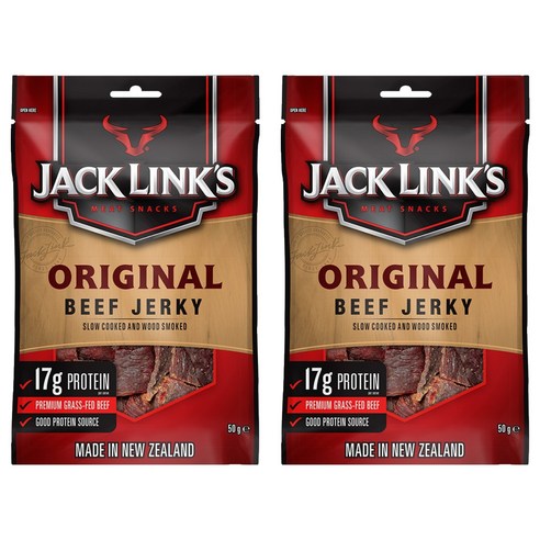 잭링크스 비프 져키 오리지널 육포, 50g, 2개