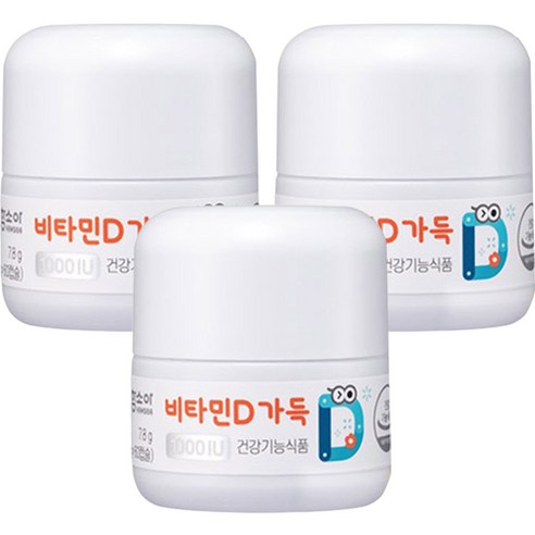 함소아 비타민D 1000IU 60p, 60정, 3개