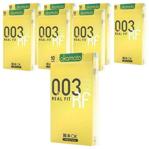 오카모토 0.03 리얼핏 초박형 콘돔, 10개입, 8개