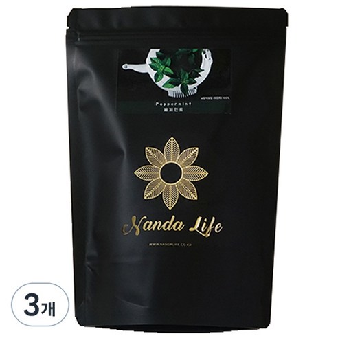 난다라이프 페퍼민트차, 1g, 50개입, 3개
