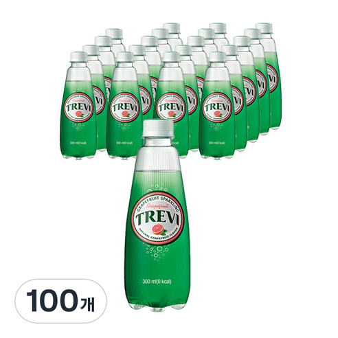 트레비 자몽 탄산음료, 300ml, 100개