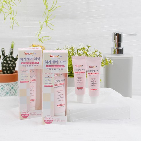 6개월 아기부터 안심, 무불소 액상 타입 예꼬맘 치카케어!