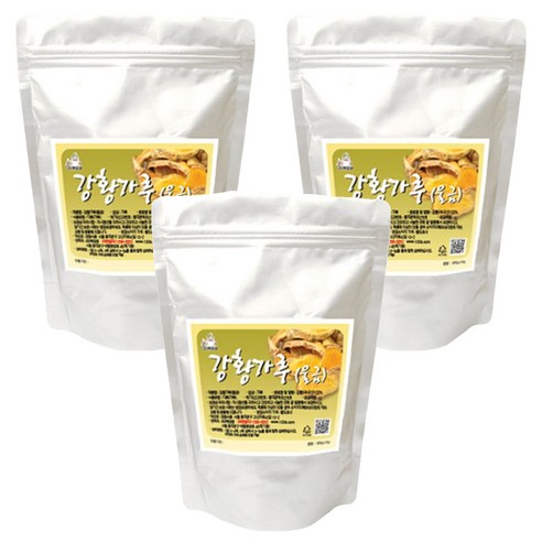 백장생 국내산 강황가루, 300g, 3개