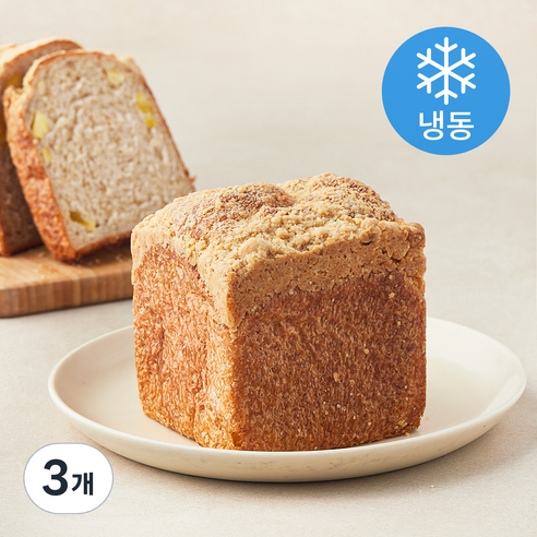 더브레드블루 밤식빵 (냉동), 280g, 3개