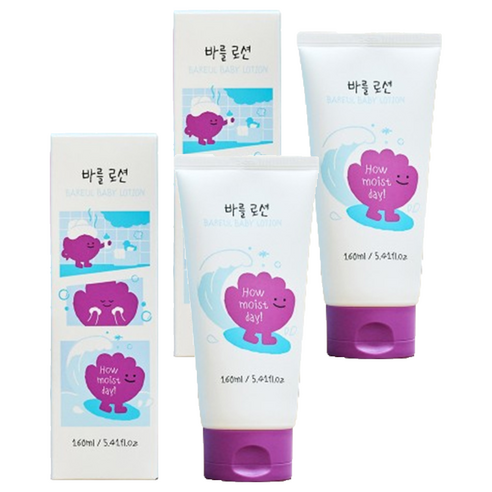 바를 유아용 로션 튜브형, 160ml, 2개