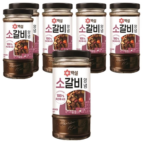 백설 소갈비 양념, 290g, 6개