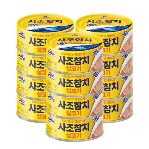 사조 살코기 참치 안심따개, 100g, 12개