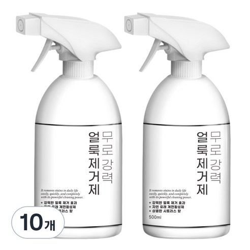 무로 강력 얼룩제거제, 500ml, 10개