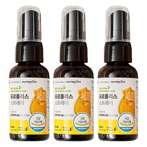 뉴트라라이프 프로폴리스 스프레이, 30ml, 3개