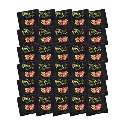 넛츠팜 블랙넛츠 브라질넛, 25g, 100개