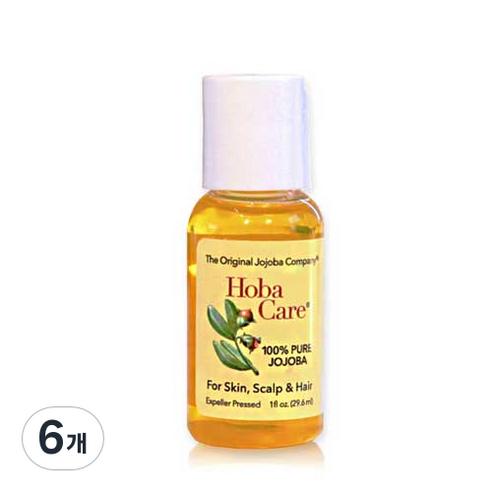 더호호바컴퍼니 무농약 호호바 유아오일, 29.6ml, 6개