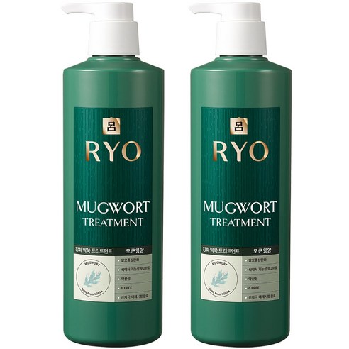 려 강화 약쑥 탈모 증상 완화 트리트먼트, 800ml, 2개