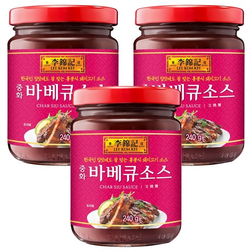 이금기 오뚜기 중화 바베큐소스, 240g, 3개