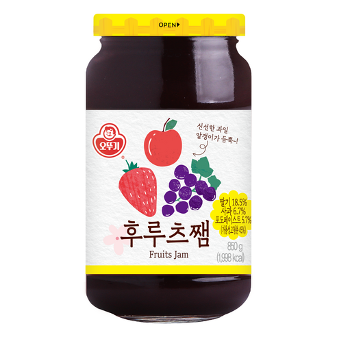 오뚜기 후르츠쨈, 850g, 1개