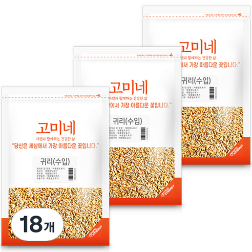 고미네 캐나다 귀리, 1kg, 18개
