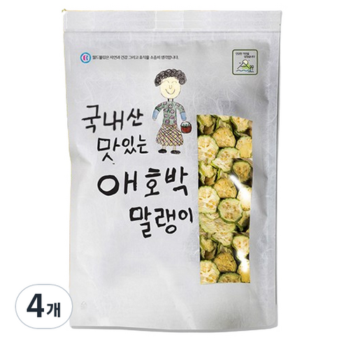월드블링 국내산 애호박 말랭이, 200g, 4개