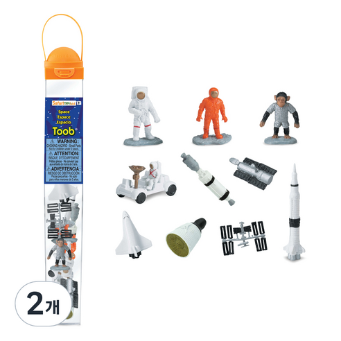 사파리엘티디 피규어 699804 우주 튜브 Space, 2개