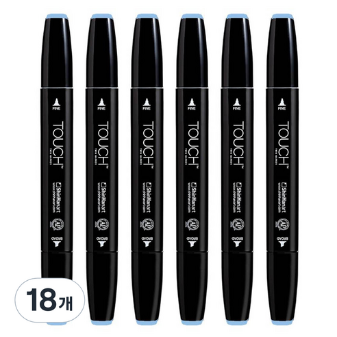 신한화구 터치 트윈마카 PHTHALO BLUE 183, 1색, 18개