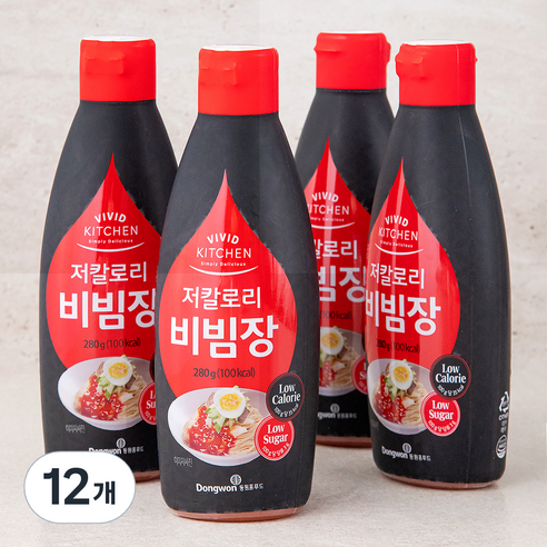 비비드키친 저칼로리 비빔장, 12개, 280g