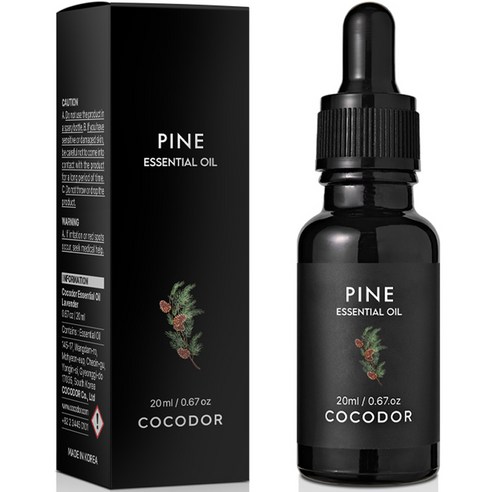 코코도르 비건 아로마 에센셜오일, 파인, 20ml, 1개