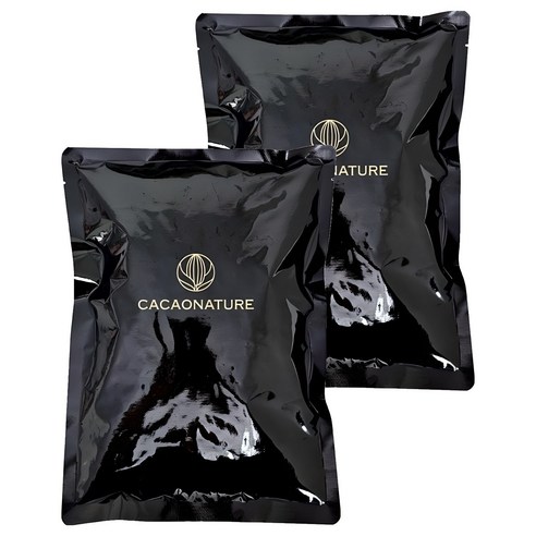 카카오네이처 화이트 컴파운드 코팅 초콜릿, 1kg, 2개