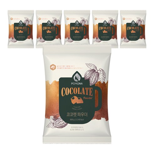 포모나 코코렛 초코파우더, 800g, 1개입, 6개