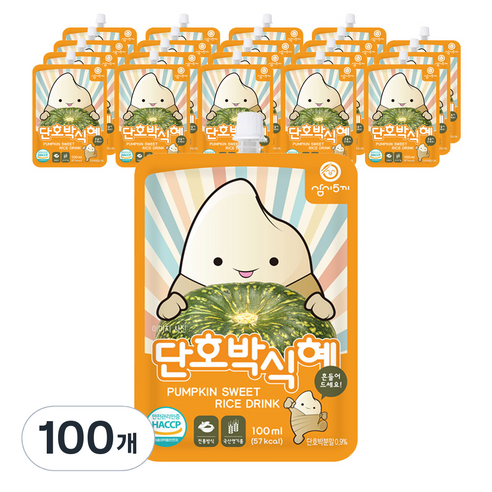 삼시오끼 단호박 식혜, 100ml, 100개