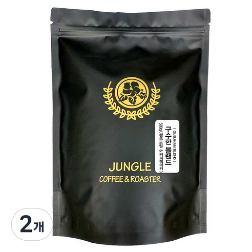 구수한 블랜드 분쇄커피, 500g, 핸드드립, 2개