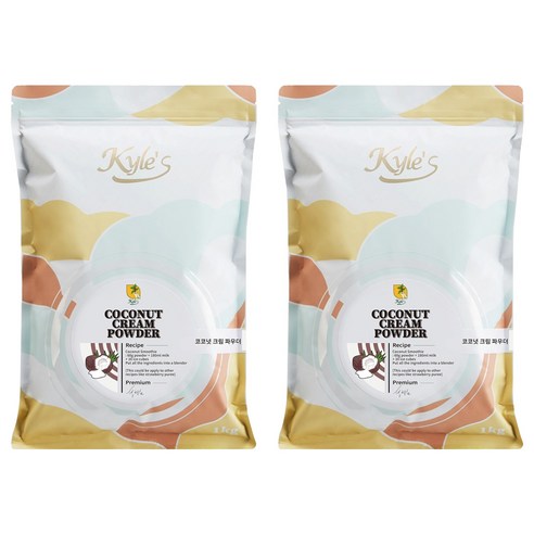 카일스 코코넛크림 파우더, 1kg, 2개, 1개입
