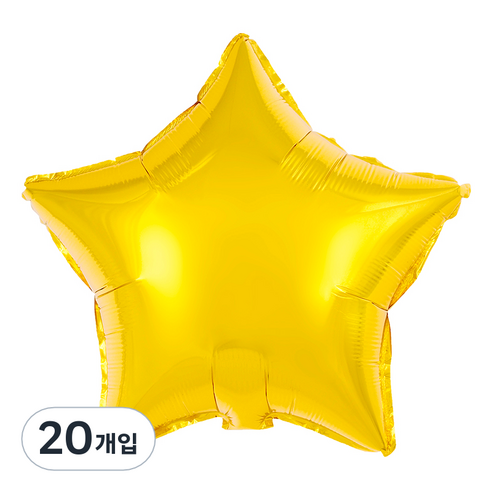 파티팡 별은박 풍선 40cm, 골드, 20개입