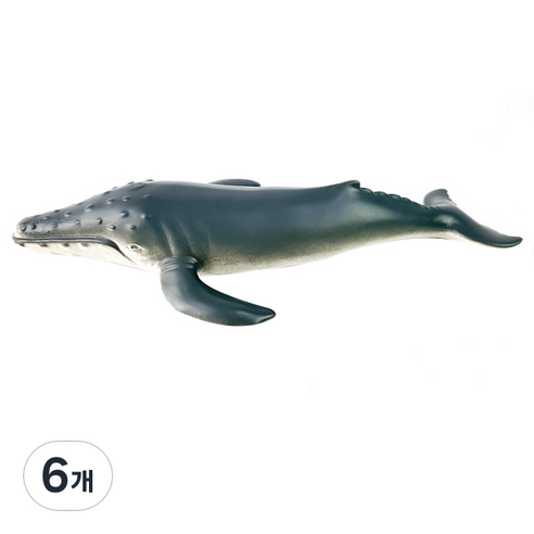 소프트 동물 피규어 혹등고래A, 6개