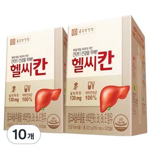 종근당건강 헬씨칸, 30정, 10개