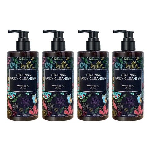 요아럽 바이탈라이징 바디클렌저 시트러스향, 300ml, 4개