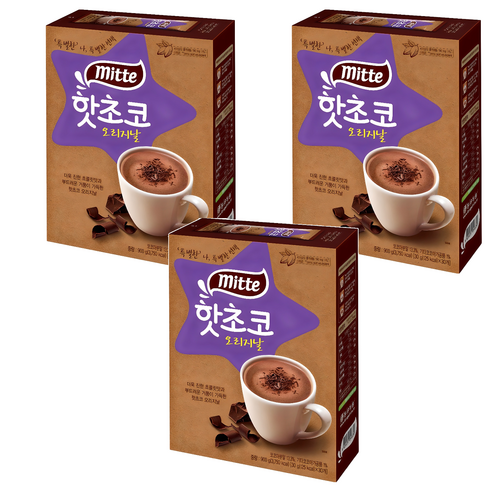 미떼 핫초코 오리지날, 30g, 30개입, 3개