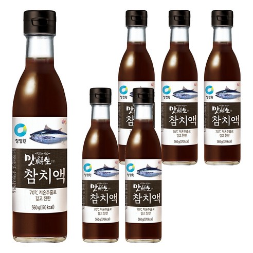 청정원 맛선생 참치액, 560ml, 6개